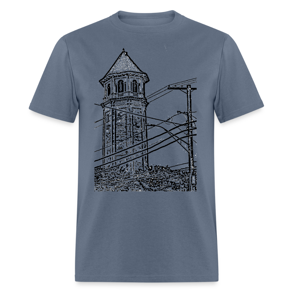 Roland Water Tower Unisex T-Shirt - denim