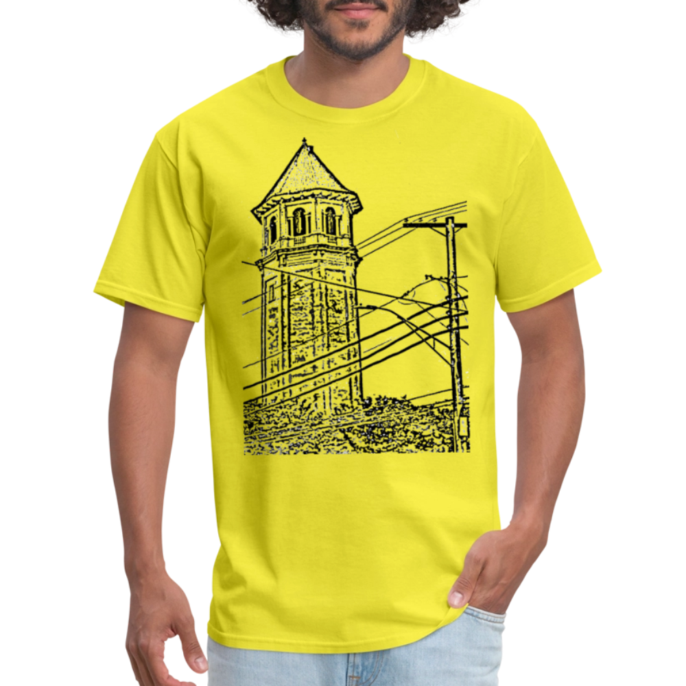 Roland Water Tower Unisex T-Shirt - yellow