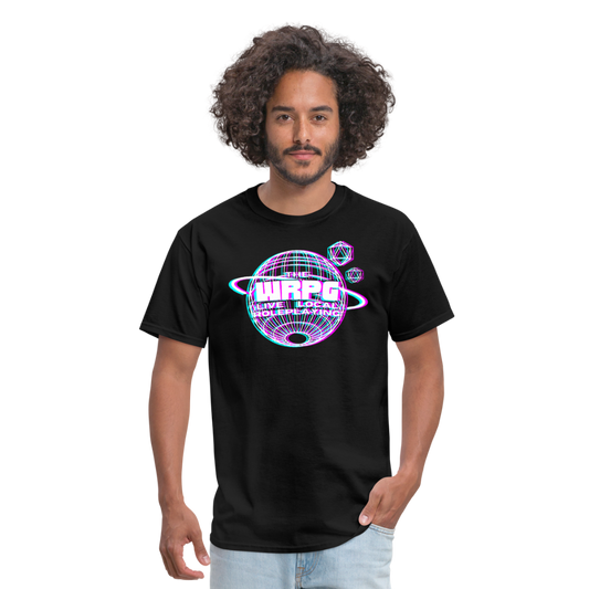 the WRPG 3d logo white T-Shirt - black