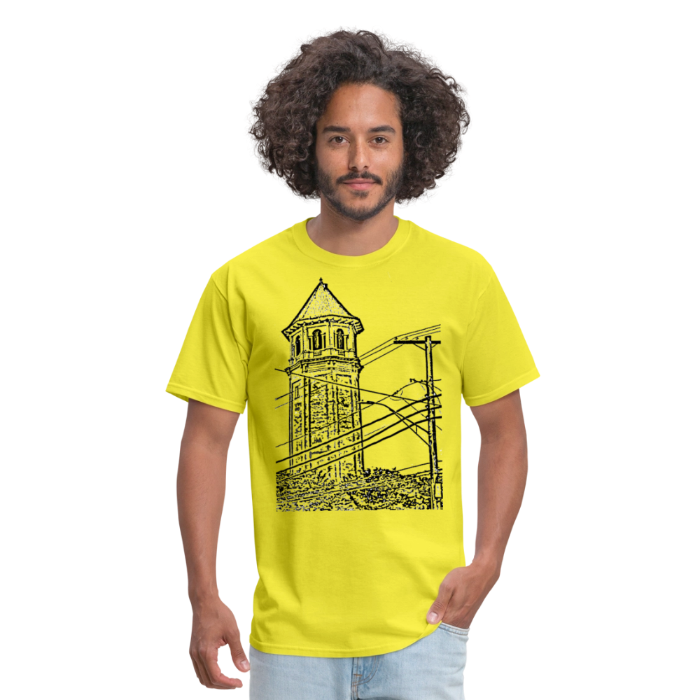 Roland Water Tower Unisex T-Shirt - yellow