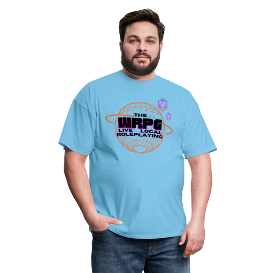 OG WRPG Station Logo black T-Shirt - aquatic blue