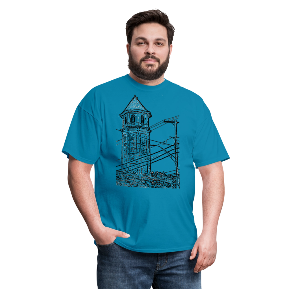 Roland Water Tower Unisex T-Shirt - turquoise