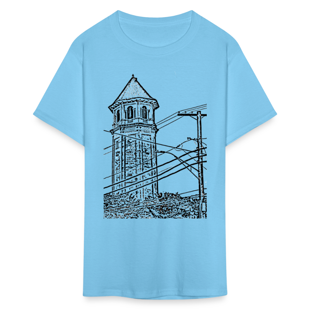 Roland Water Tower Unisex T-Shirt - aquatic blue