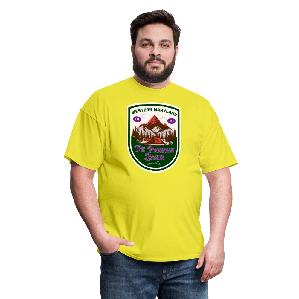 Port Righ logo T-Shirt - yellow