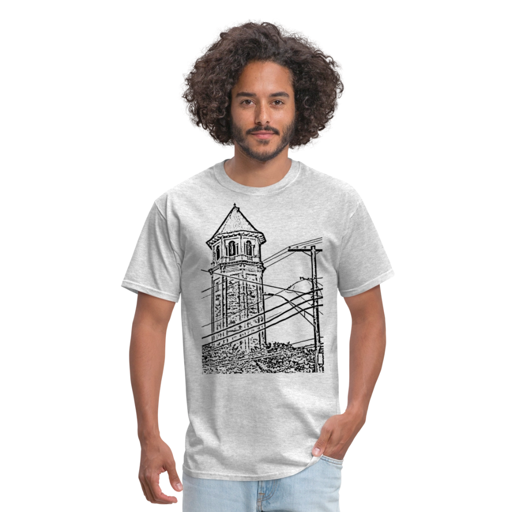 Roland Water Tower Unisex T-Shirt - heather gray