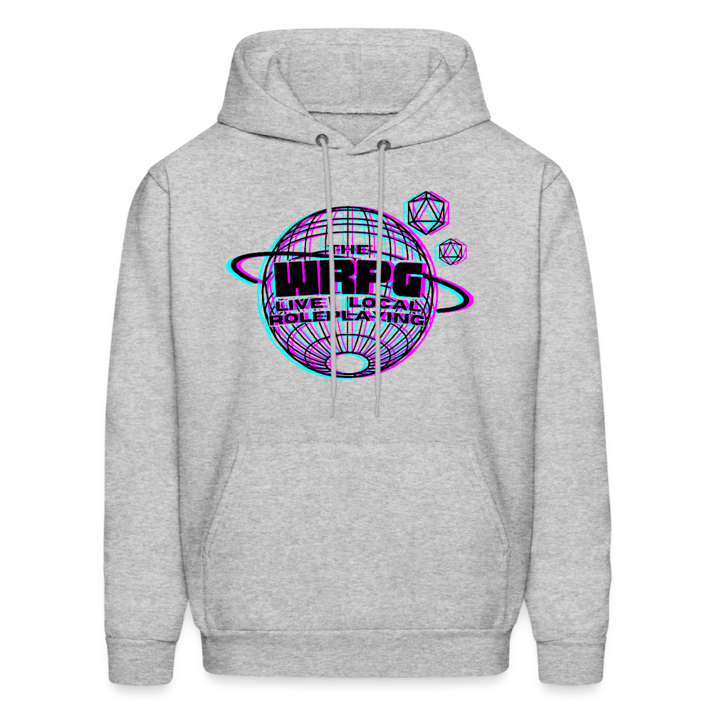 the WRPG logo 3d black Hoodie - heather gray