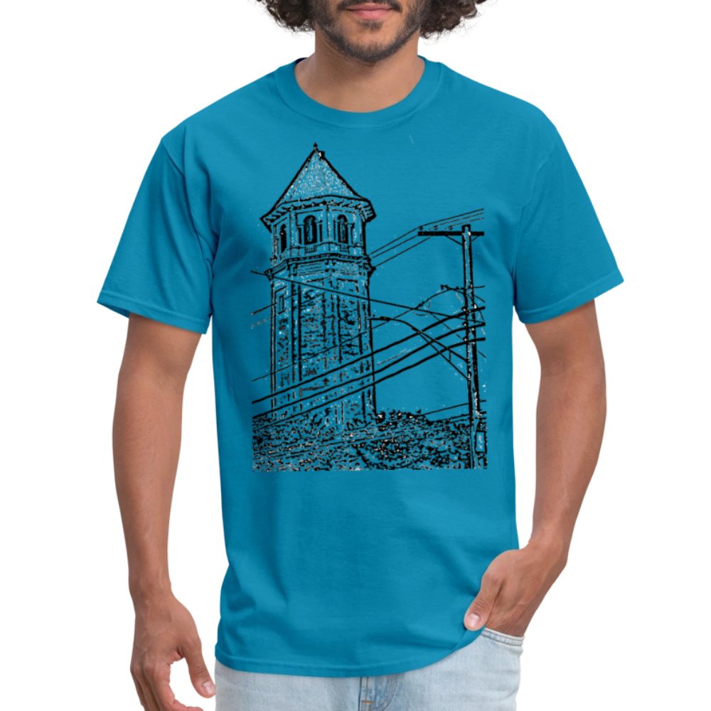 Roland Water Tower Unisex T-Shirt - turquoise