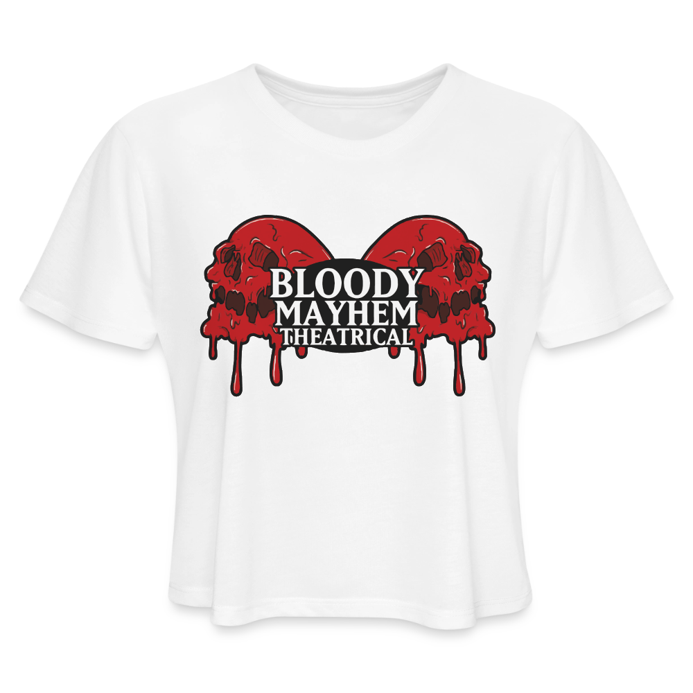 BMT Logo Cropped  T-shirt - white