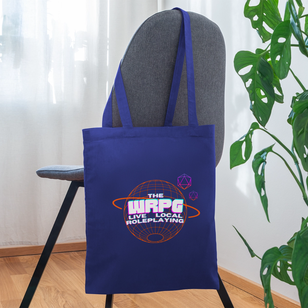 OG WRPG Logo white Tote Bag - royal blue