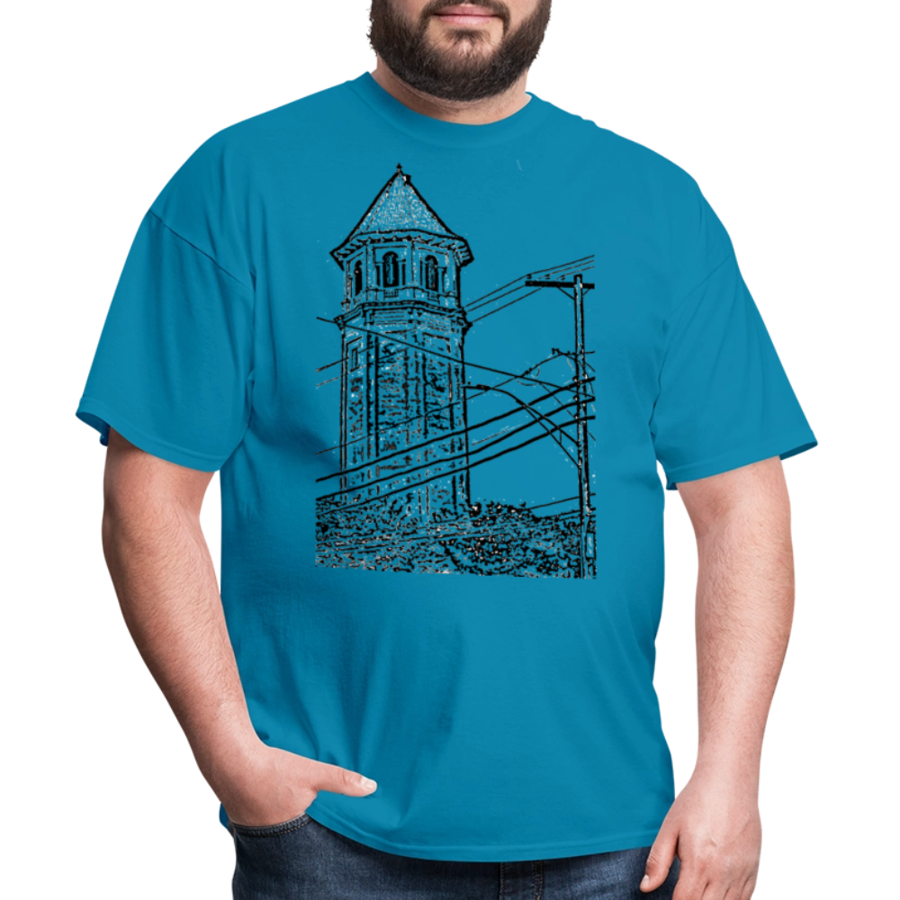 Roland Water Tower Unisex T-Shirt - turquoise