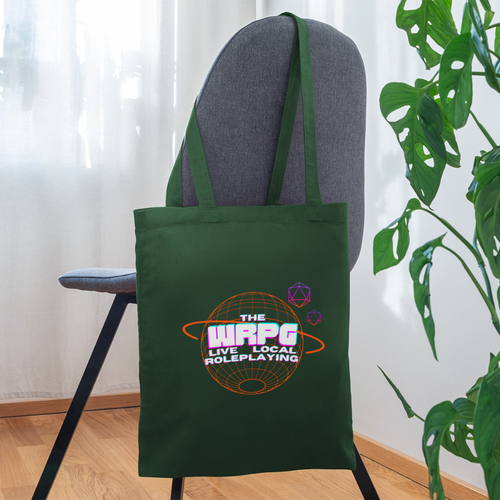 OG WRPG Logo white Tote Bag - forest green