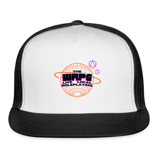 OG WRPG Logo BlackTrucker Hat - white/black
