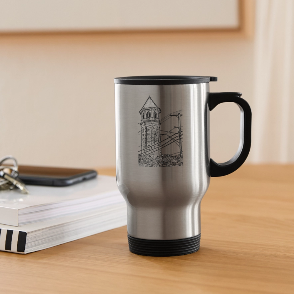 Roland Water Tower Mug - silver