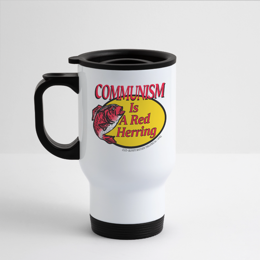 Clue Travel Mug - white