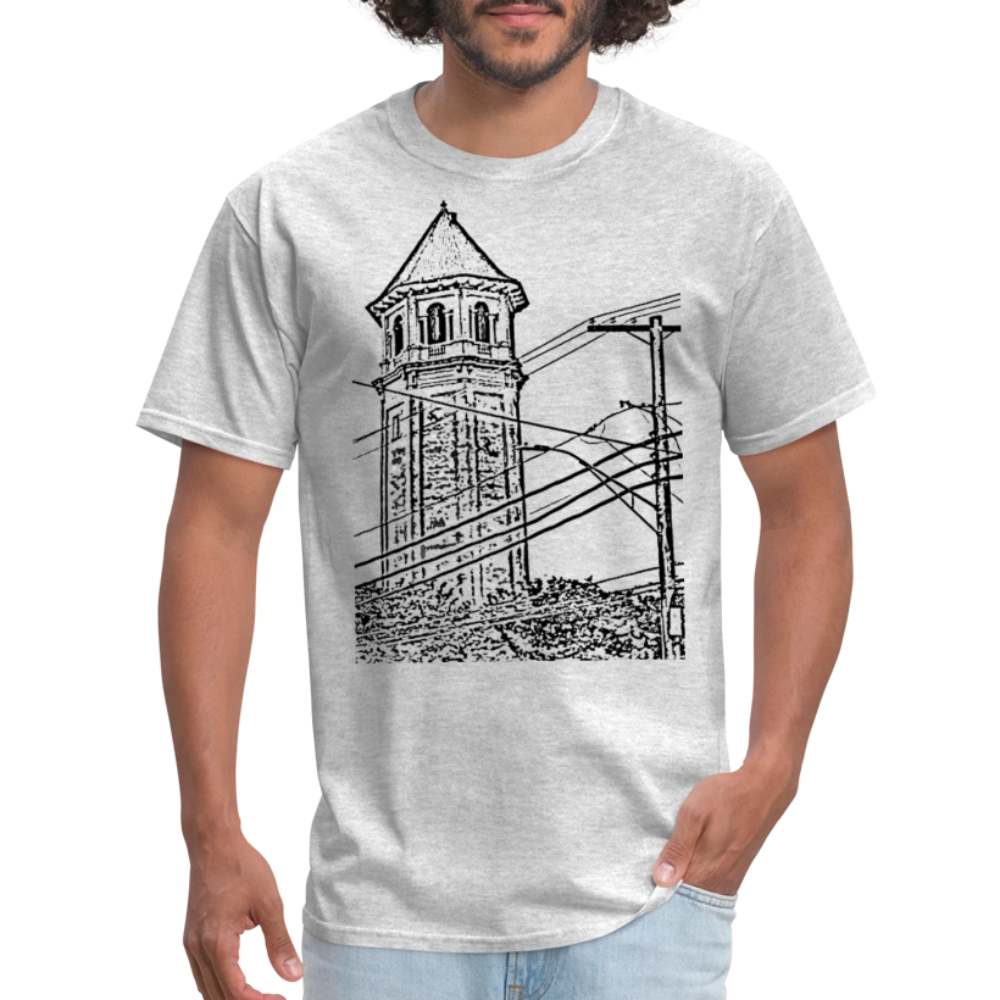 Roland Water Tower Unisex T-Shirt - heather gray