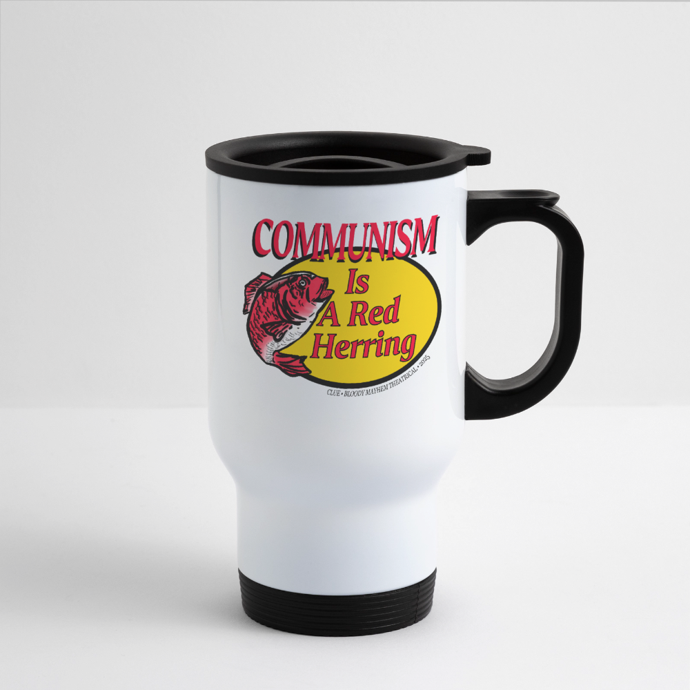 Clue Travel Mug - white