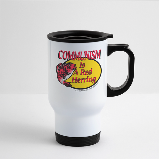 Clue Travel Mug - white