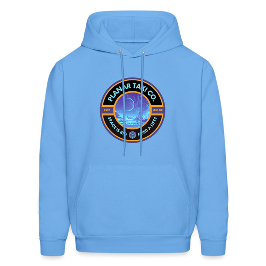 Planar Taxi Co. Logo Hoodie - carolina blue