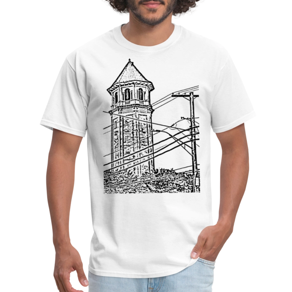 Roland Water Tower Unisex T-Shirt - white