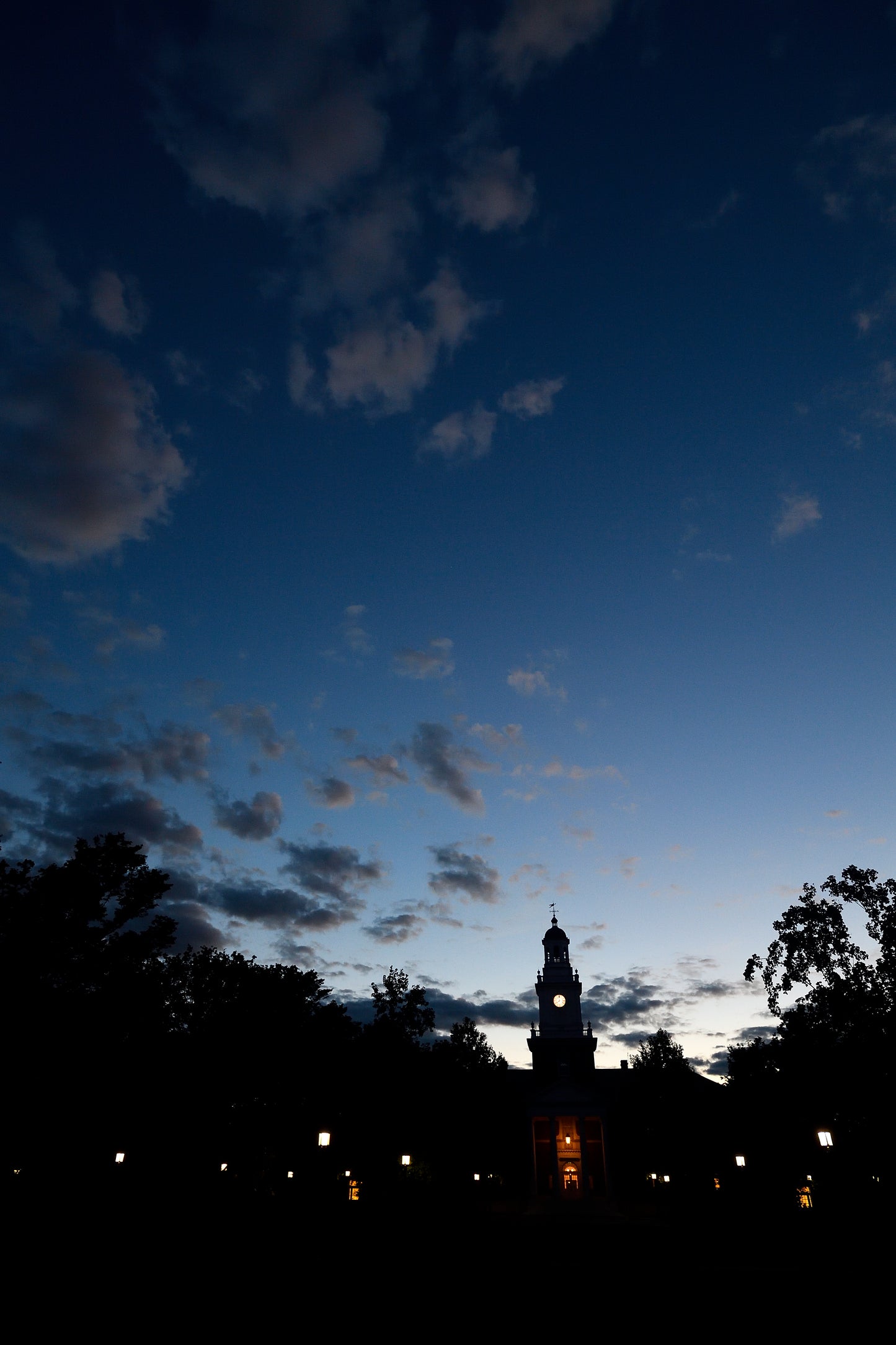 Dusk falls on Keyser Quad -Will Kirk 1