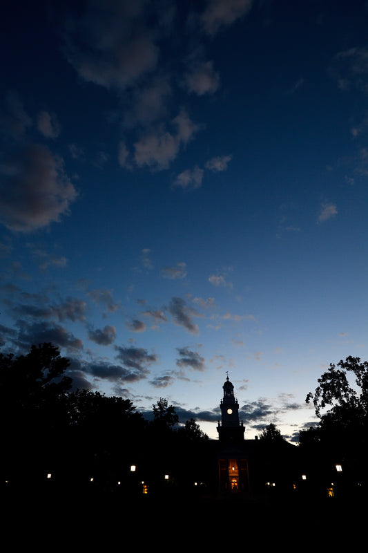 Dusk falls on Keyser Quad -Will Kirk 1