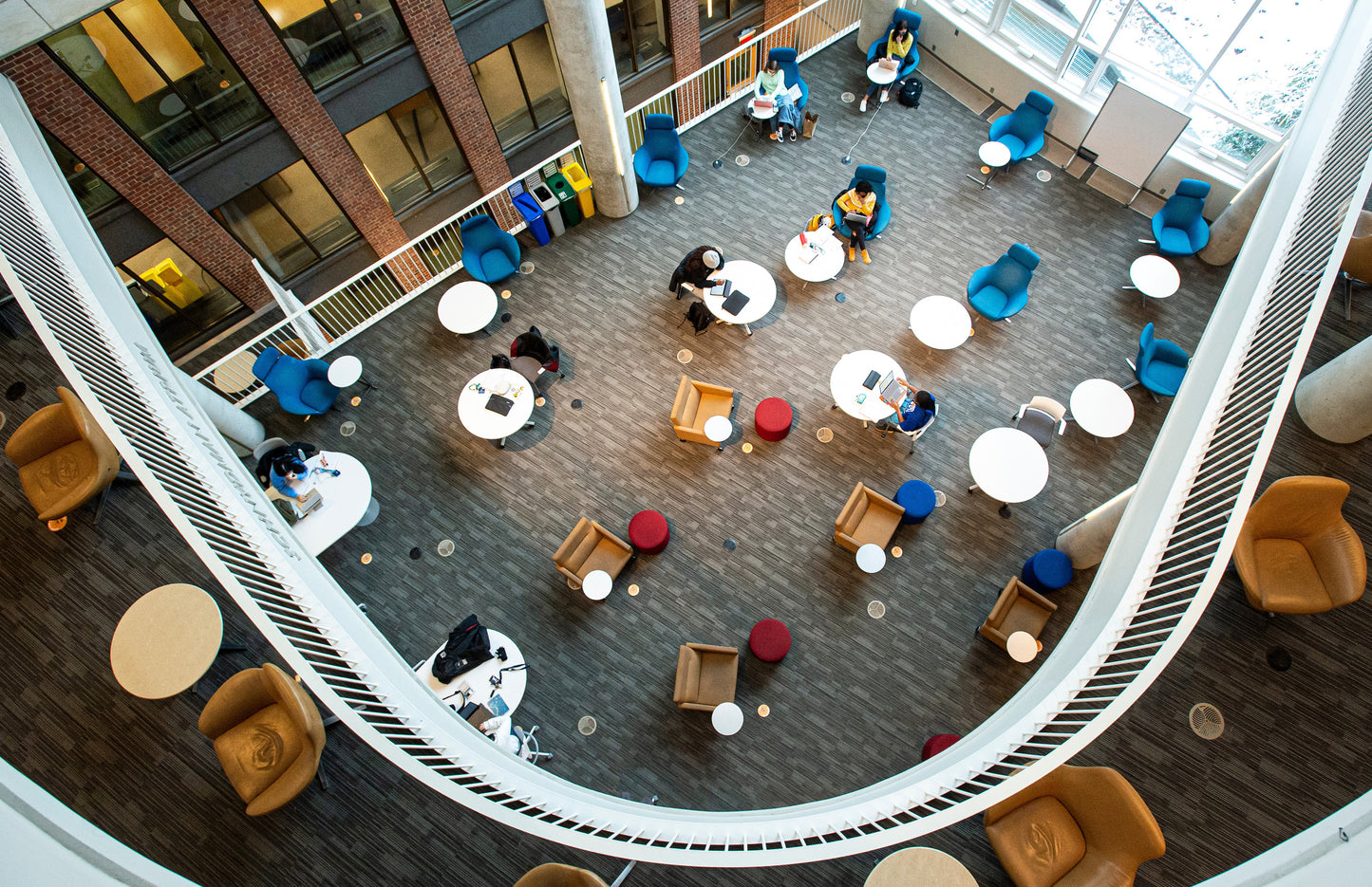 Schnydman Atrium in the Brody Learning Commons -Will Kirk 5
