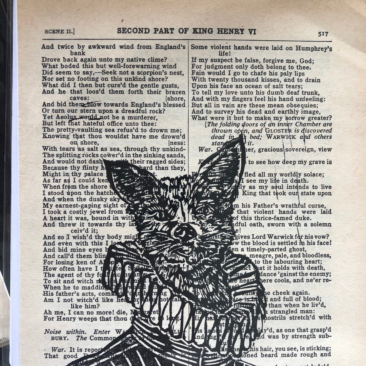 The Fox barks not when he would steal the lamb